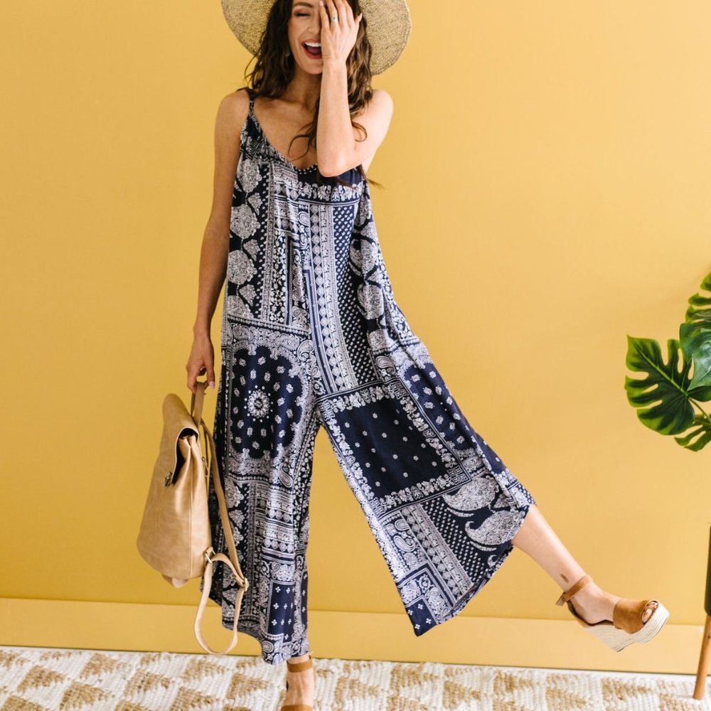 Boho Jumpsuit NWT